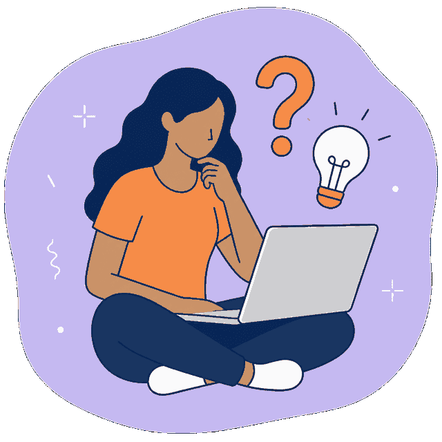 Person finding clear answers to common comparison questions